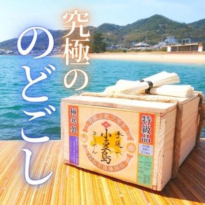 【ふるさと納税】【 小豆島 】暑い季節に清涼感!【小豆島手延べそうめん】木箱6kg ~究極ののどごし~(素麺 ギフト 贈答品 お中元 贈り物 麺) 麺類 |香川県土庄町