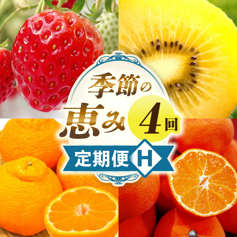 【ふるさと納税】季節の恵み4回定期便H 果物 フルーツ 青果 青果物 デザート スイーツ 果実 旬 季節 旬の果物 季節の果物 生鮮食品 生鮮 贈答 贈り物 ギフト プレゼント おすそ分け ご褒美 人気 グルメ お取り寄せ 特産品 特産 国産 香川県 三木町 42,900円