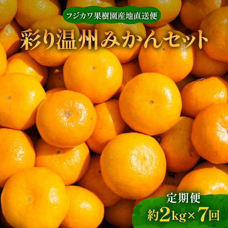 【ふるさと納税】【7回頒布会】~フジカワ果樹園産地直送便~香川県産・彩り温州みかんセット 果物類 フルーツ 詰合せ お歳暮 御歳暮 お年賀 果物 FAH-0045|香川県宇多津町