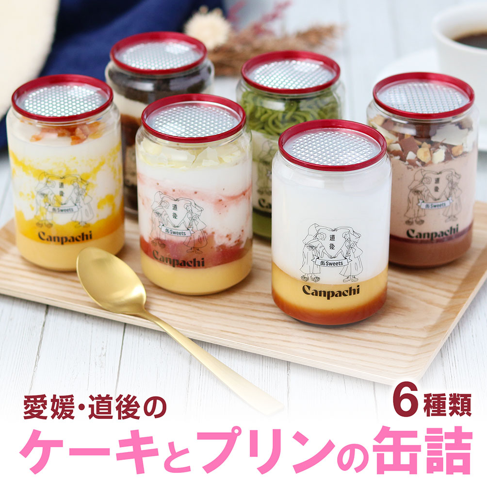 【ふるさと納税】 冷凍 スイーツ ケーキ プリン 缶詰 6種 詰め合わせ | スイーツ缶 デザート缶 食べ比べ セット お菓子 ギフト プレゼント 手土産 贈り物 お取り寄せ グルメ 人気 送料無料 愛媛県 松山市