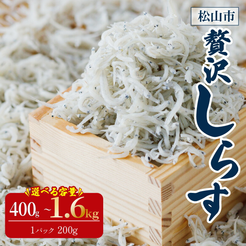 【ふるさと納税】 しらす 400g?1.6kg（200g&times;1?8袋） 愛媛県産 釜揚げ 小分け 魚 魚介類 新鮮 しらす丼 丼ぶり ご飯 チャーハン パスタ スパゲティ サラダ 卵焼き お取り寄せ 海鮮 グルメ 人気 おすすめ 冷凍食品 常備食 ギフト 贈答 ご家庭用 送料無料 愛媛県 松山市｜愛媛県松山市
