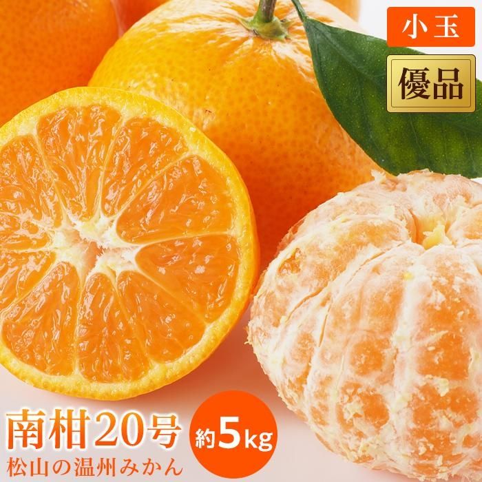 【ふるさと納税】【先行予約】【2025年12月中旬から発送予定】温州 みかん 南柑 20号 優品 小玉 約5kg | 愛媛 みかん 先行予約 蜜柑 柑橘 果物 くだもの フルーツ お取り寄せ グルメ 期間限定 数量限定 人気 おすすめ 愛媛県 松山市