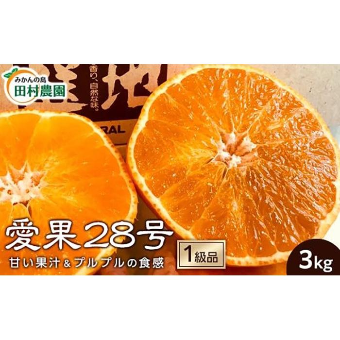 【ふるさと納税】【先行予約12月上旬から発送】1級品 あいか 3kg | 12月発送 紅まどんな と同品種 みかん 柑橘 愛果28号 みかん あいか 果物 フルーツ 松山市 愛媛県 田村農園