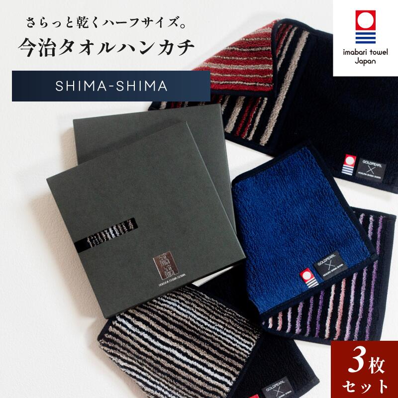 【ふるさと納税】今治タオル SHIMA-SHIMAハーフタオルハンカチ 3枚セット【IB05370】今治ハンカチタオル ハーフハンカチ 今治 大人 ハーフタオルハンカチ ハーフタオル ハンカチ 今治タオルハンカチ おしゃれ ハーフサイズ 故郷納税