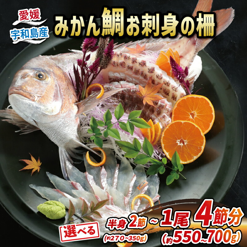 【ふるさと納税】 真鯛 みかん 鯛 半身 2節~ 1尾 4節 柵 刺身 選べる 容量 宇和島プロジェクト マダイ タイ みかん鯛 お刺身 お刺し身 刺し身 パック フィーレ ロイン 手軽 海鮮 鯛めし 鯛茶漬け 鯛しゃぶ 塩焼き 煮付け アレンジ 蜜柑 柑橘 冷凍 冷蔵 国産 愛媛 宇和島