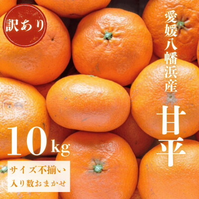 【ふるさと納税】【愛媛が誇る 高級みかん 希少品種】訳あり 甘平 (かんぺい) 10kg【H20-68】【1620339】