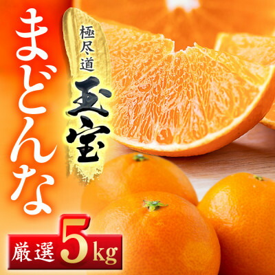 【ふるさと納税】「玉宝ブランド」【まどんな】5kg　※紅まどんなと同品種【H64-63】【1621007】