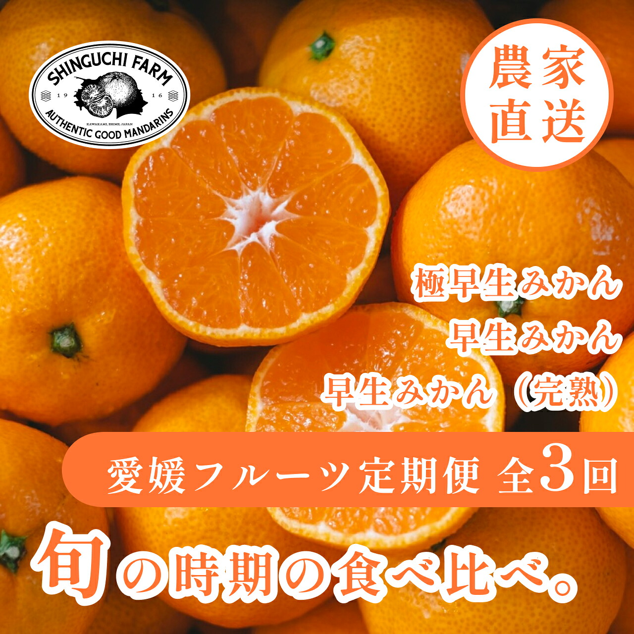 【ふるさと納税】 【発送月固定定期便】「時期、種類による味の違いを楽しむ」愛媛みかん食べ比べ【H70-80】全3回【4067801】 YWTK079｜愛媛県八幡浜市