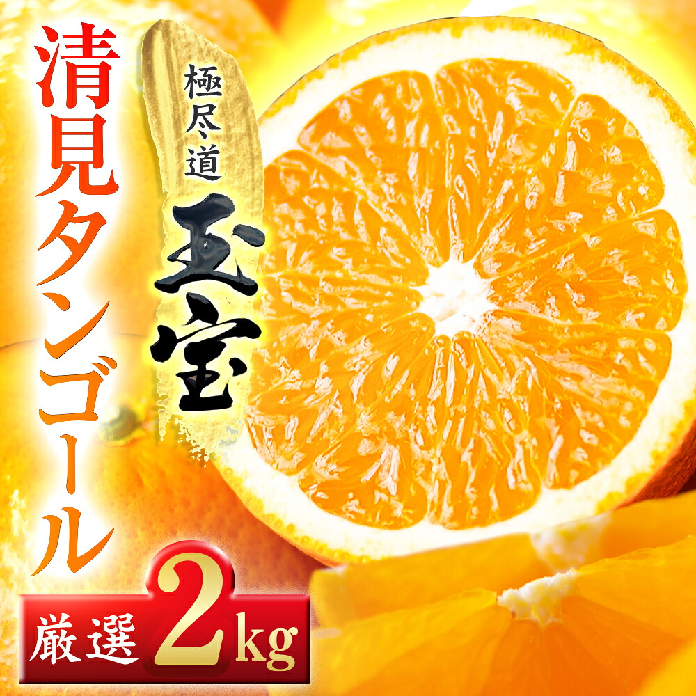 【ふるさと納税】【愛媛名産】玉宝清見タンゴール　2kg/4kg/5kg/10kg_ みかん 清見タンゴール 清見オレンジ 清見みかん 清見 玉宝 極尽道 愛媛のみかん 柑橘 果物 くだもの フルーツ 美味しい 甘い まろやか ジューシー おすすめ 愛媛 八幡浜市 【G1623964】 YWTY070