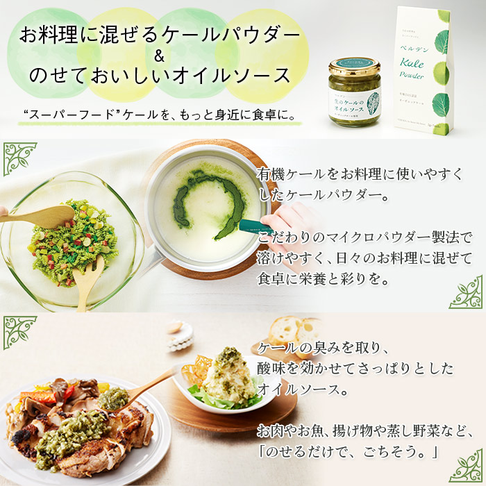 安いそれに目立つ 楽天市場 ふるさと納税 ベルデン ケールパウダー 2g 7包 3 生のケールのオイルソース 170ml 3 翌月末迄に順次出荷します 有機ケール スーパーフード 食べるソース セット フジワラ化学株式会社 愛媛県 西条市 常温 愛媛県西条市