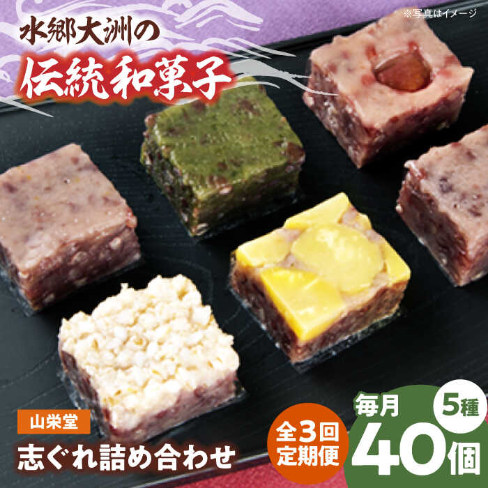 【ふるさと納税】志ぐれ【全3回定期便】和菓子 山栄堂の志ぐれ詰め合わせＡセット（2箱） 定期便 食べ比べ 栗 くり 愛媛 伝統菓子 おやつ おかし お菓子 和菓子 スイーツ デザート お茶菓子 銘菓 志ぐれ しぐれ おすすめ 人気 お取り寄せ 大洲市/大洲市物産協会[AGBM053]
