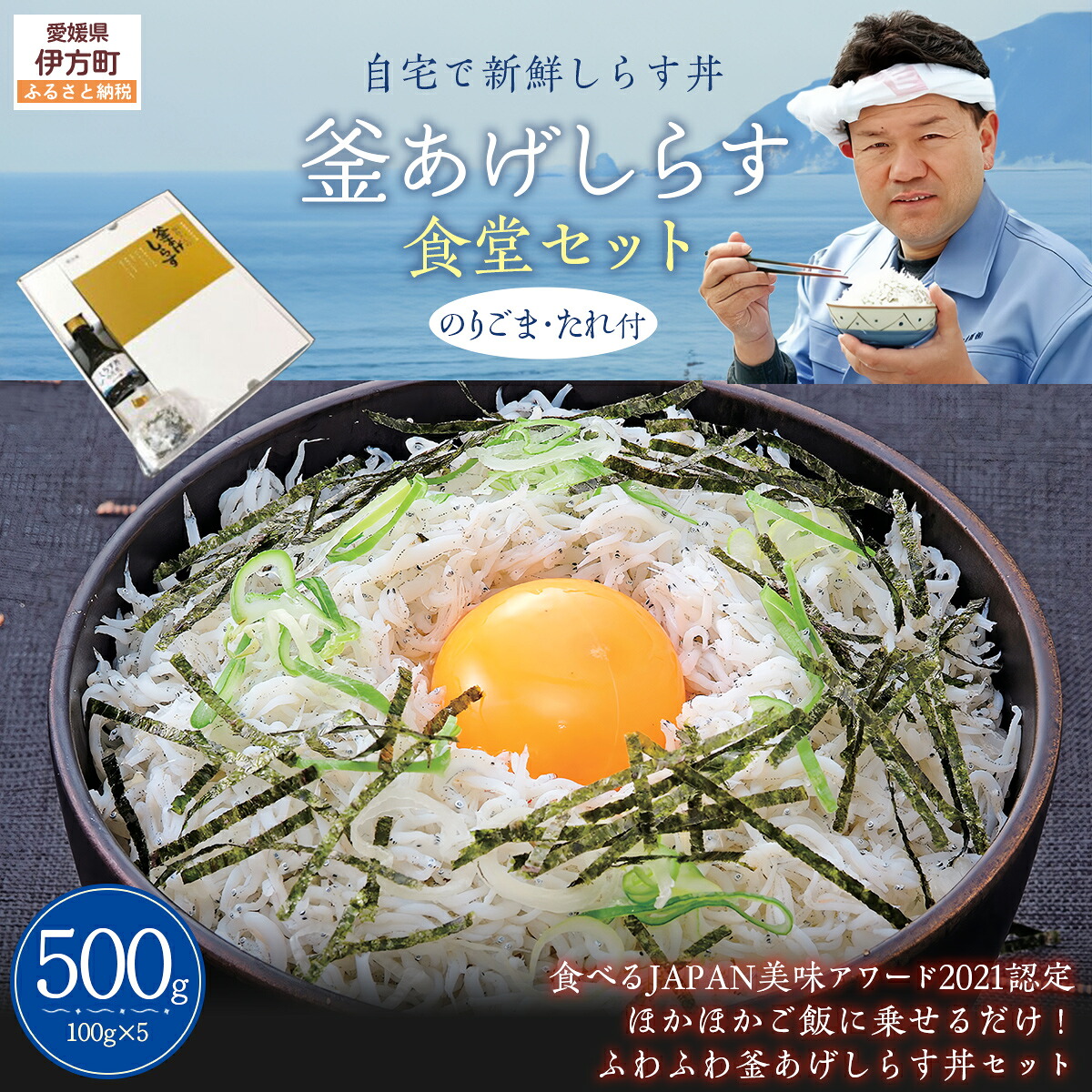 【ふるさと納税】 【自宅で新鮮しらす丼】釜あげしらす食堂セット【 ふるさと納税 人気 おすすめ ランキング しらす シラス 釜あげしらす 釜揚げ おかず ご飯 ご飯のお供 おにぎり 愛媛県 伊方町 送料無料 】 IKTB026