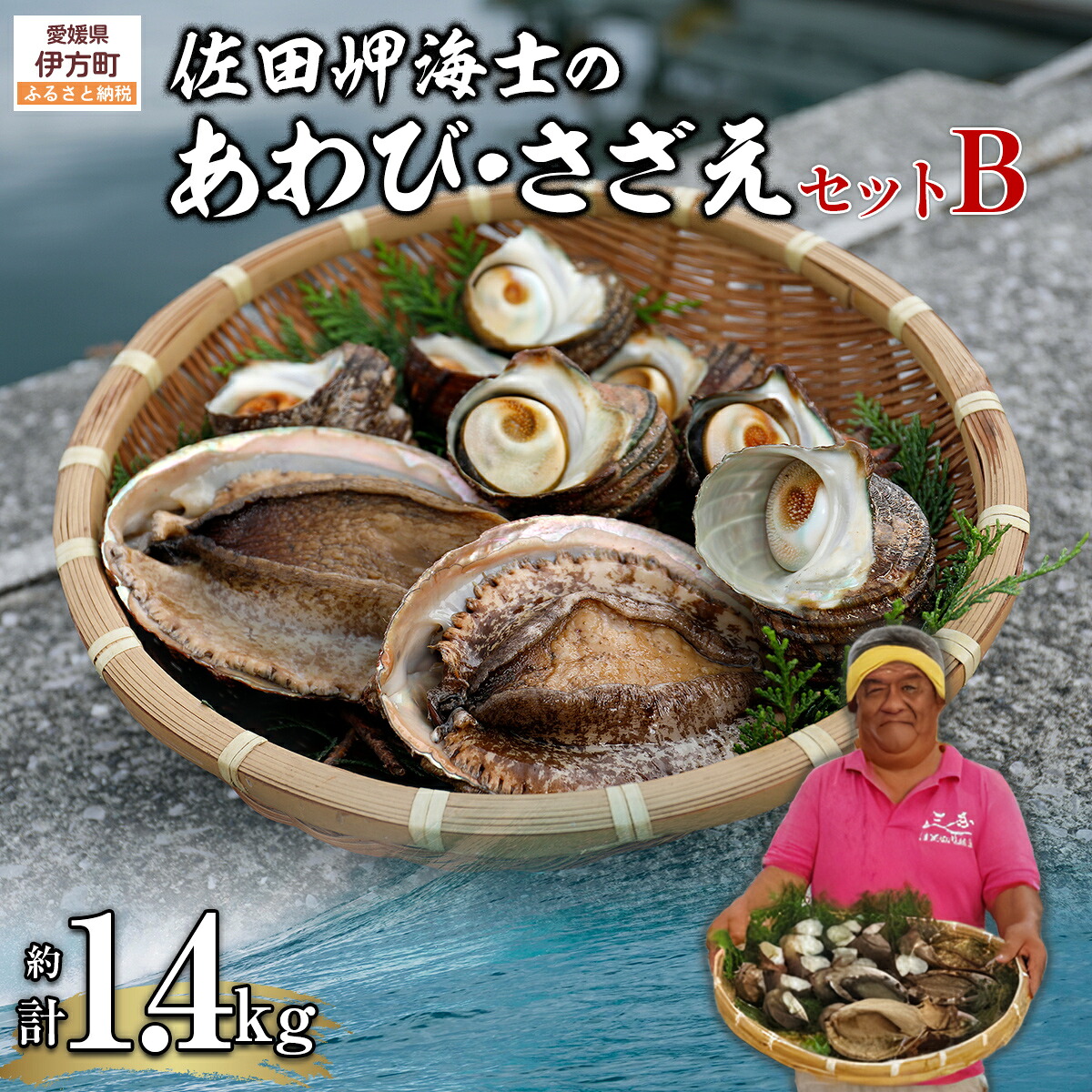 【ふるさと納税】【数量限定】佐田岬海士のあわび・さざえセットB ※北海道・東北地方・沖縄・離島への配送不可【 ふるさと納税 人気 おすすめ ランキング あわび 鮑 赤あわび アワビ さざえ サザエ 海鮮 セット 詰め合わせ 佐田岬 愛媛県 伊方町 送料無料 】 IKTJ002｜愛媛県伊方町