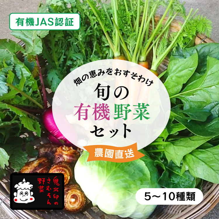 【ふるさと納税】有機野菜セット＜野菜 やさい 詰め合わせ 野菜セット 旬 季節 サラダ 新鮮 産地直送 セット 愛媛県 鬼北町＞ ※離島への配送不可