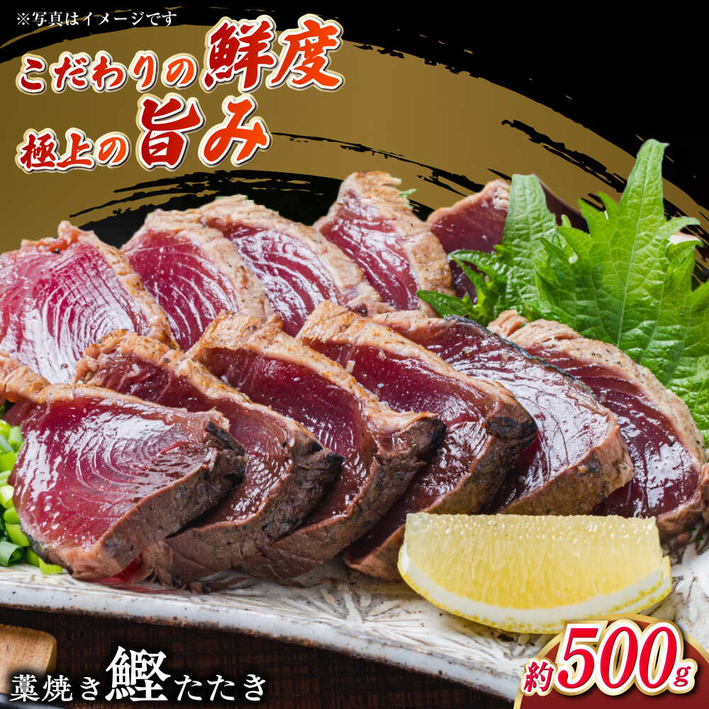 【ふるさと納税】【父の日対象】明神水産 藁焼き 鰹（カツオ）たたき 中2節 (約500g) セット【株式会社 四国健商】[ATAF047]