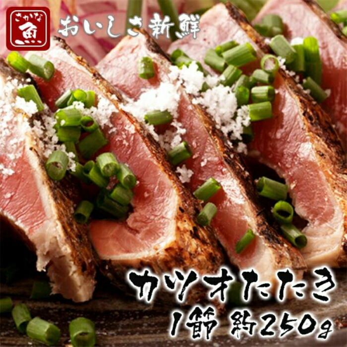 【ふるさと納税】カツオたたき1節 大きいサイズ 約250g 【興洋フリーズ株式会社】[ATBX063]