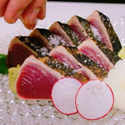 【ふるさと納税】 さざ波特製 鰹のタタキ 片身セット 300?～350ｇ×3袋 3節 合計1.05g～1.2kg タレ・塩付き 魚 魚介類 カツオ たたき かつおのたたき カツオのたたき 冷凍 送料無料 sz021