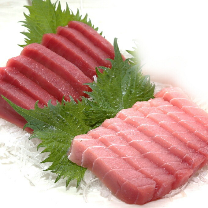 市場 ふるさと納税 こだわりの天然メバチマグロセット メバチマグロ中トロ赤身各1柵