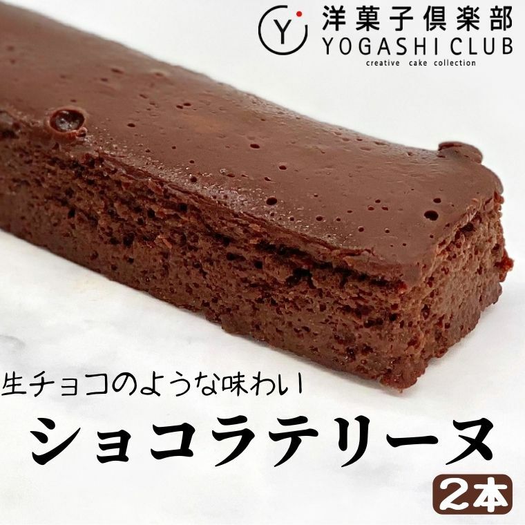 【ふるさと納税】 11-18 ショコラテリーヌ 2本 (160g×2本)　高知県安芸市　洋菓子倶楽部　カカオ５０％のチョコを使用　生チョコのような味わいのチョコレートケーキ　ギフト　送料無料　濃厚　焼菓子