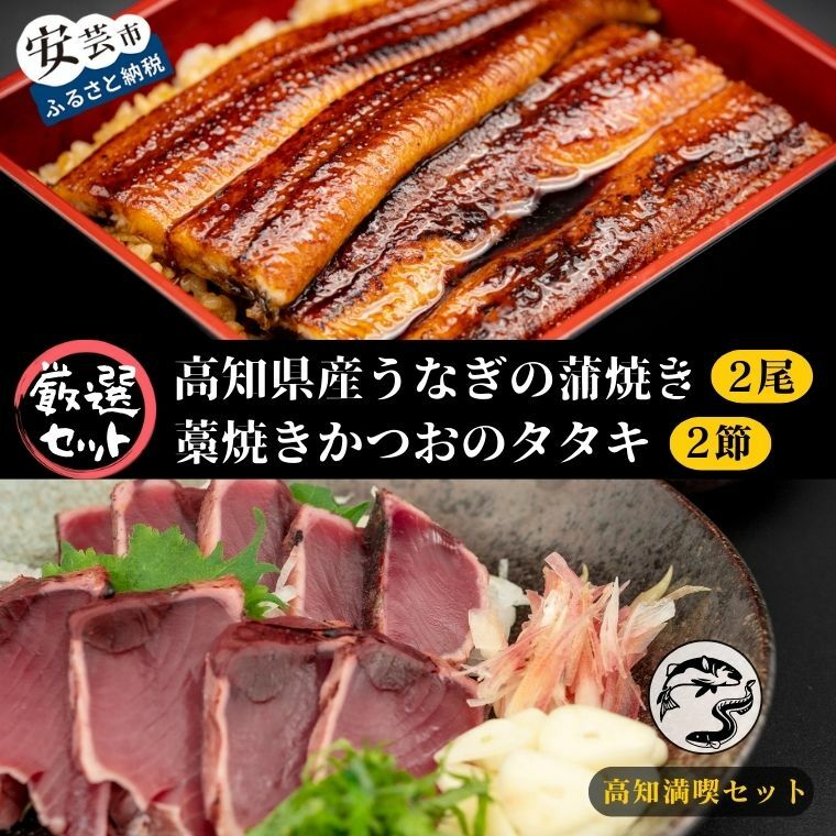 【ふるさと納税】 藁焼き かつお タタキ 2節 うなぎ 蒲焼き 2尾 セット 高知県産 鰹 グルメ 海鮮 魚介 たたき ワラ焼き 絶品 美味しい 国産 旬 贈り物 ギフト 鰻 ウナギ うなぎの蒲焼 カツオ 郷土料理 和食 伝統 安芸市 高知県