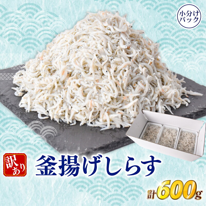 【ふるさと納税】 しらす 訳あり 600g 訳あり 小分け パック 冷凍 ちりめん 釜揚げしらす 減塩 釜揚げ ごはん 丼 パスタ チャーハン サラダ シラス しらすごはん シラス しらす しらす丼 shirasu sirasu 人気シラス 魚介 惣菜 離乳食 海鮮 魚 魚貝 魚 料理 高知県 安芸市