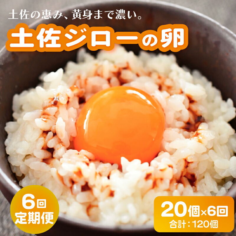 【ふるさと納税】 6回定期便土佐ジローの卵 20個入り 産地直送 国産 たまごのおくだ 卵 タマゴ 鶏卵 たまごかけごはん TKG オムレツ 卵かけご飯 たまご焼き おいしい おすすめ 高知県 南国市