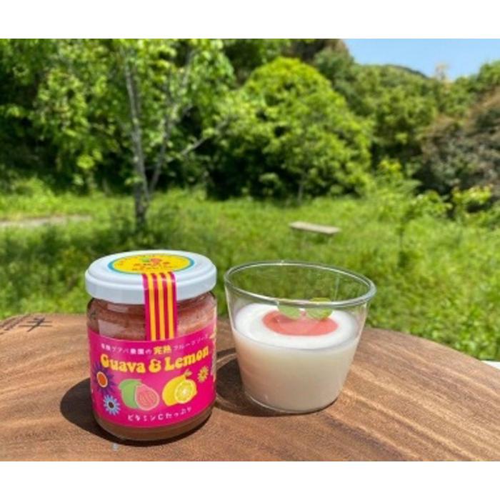 【ふるさと納税】 有機 グァバ 農園 完熟 フルーツソース 100g 選べる 1個 2個 Guava＆Lemon 国産 フルーツ ソース ジャム じゃむ グアバ グァバ れもん レモン 有機JAS認証 高知県 南国市