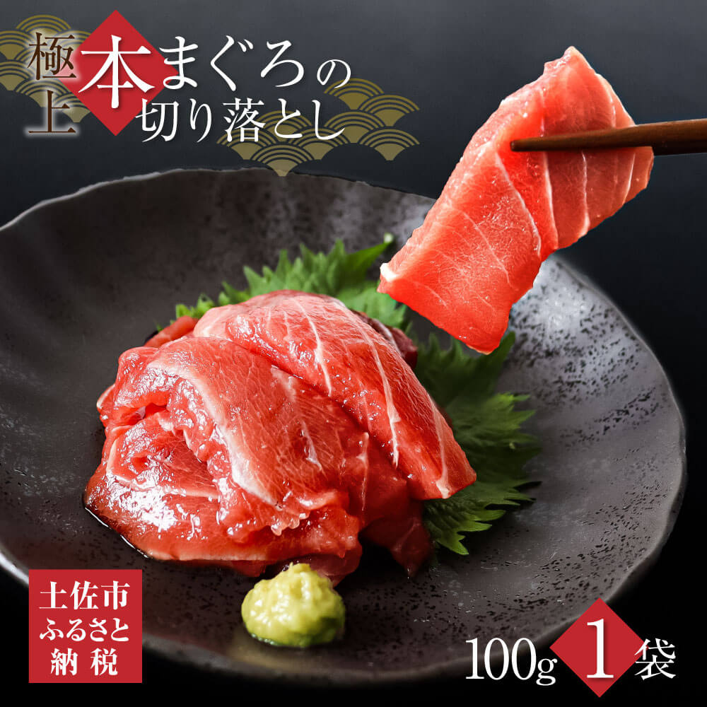 【ふるさと納税】訳あり 本鮪端材切り落し100ｇ 鮪 マグロ まぐろ 切り落とし 端材 ワケあり 大トロ 中トロ 赤身 お刺し身 刺身 海鮮丼 漬け丼 海鮮 丼 本マグロ 不揃い 冷凍 簡易包装 冷凍配送 ふるさとのうぜい 故郷納税 5000円 返礼品 高知 高知県
