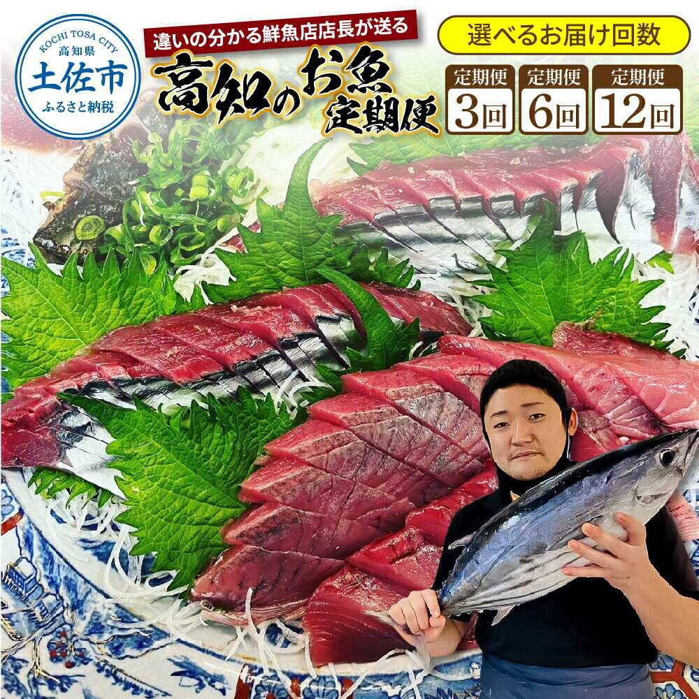 【ふるさと納税】【選べる定期便回数】違いの分かる鮮魚店店長が送る 高知のお魚定期便！ かつおのたたき 高知 藁焼き カツオ 鰹 キンメダイ マダイ ネギトロ 天然 アユ 刺身 高知県土佐市/さかなの森澤マル祐[BQAM009]｜高知県土佐市