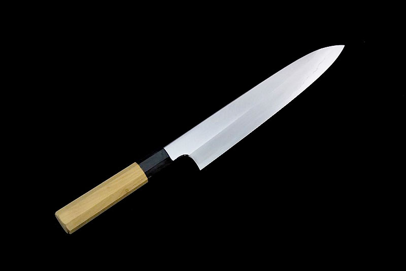 【ふるさと納税】和牛刀包丁210ミリ銀3鋼 包丁 日本製 和 牛刀 ステンレス 刃渡り21cm シェフナイフ 料理 高級 本格的 肉切 高知県 土佐市 こうち 返礼品