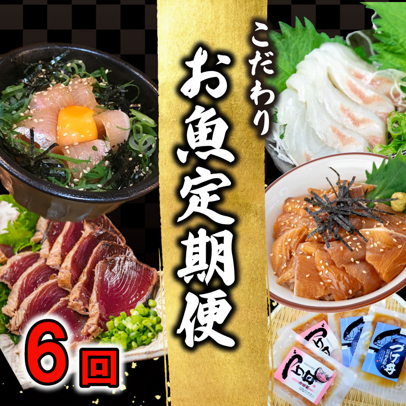 国内発送 定期便 6回 こだわり 漬け丼 海鮮 鯛 たい かつお かつおのたたき 勘八 かんぱち 鰤 ぶり 食べ比べ たたき 刺身 産地直送 魚介  須崎市 fucoa.cl