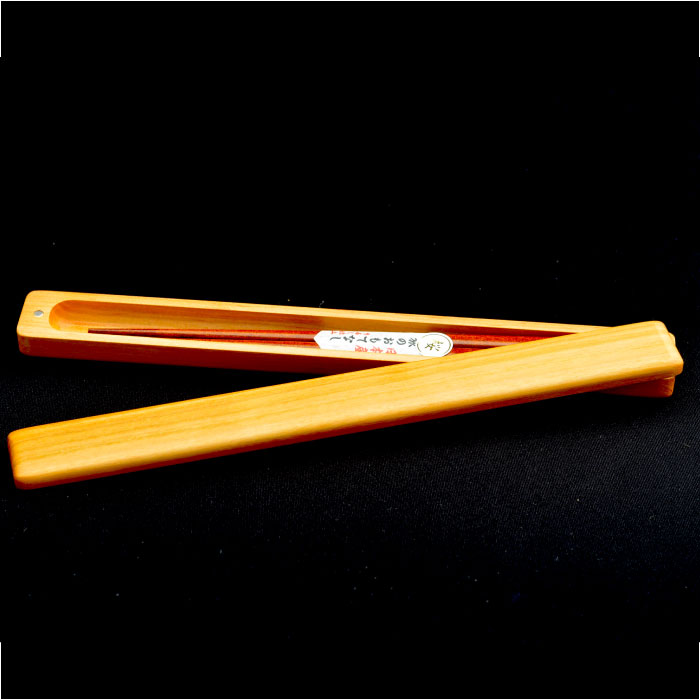 【ふるさと納税】 お箸入れ 木製 天然木 桜 外寸 26.5 × 2.7 × 2.1 cm 内寸 23.8 × 1.8 × 1 cm 須崎市 高知県 9,125円