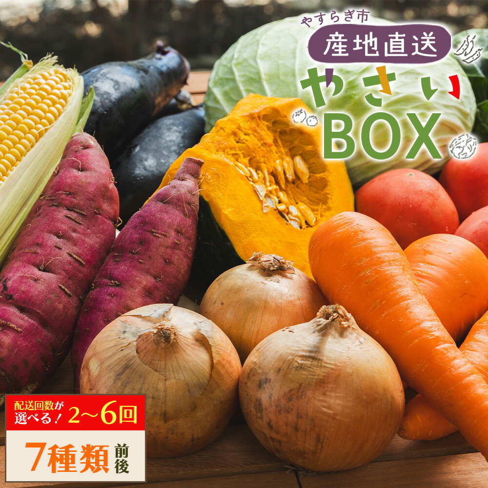 【ふるさと納税】【定期便】やすらぎ市 産地直送やさいBOX （7種類前後）選べる定期回数：2回/3回/4回/5回/6回 - 野菜 ベジタブル おまかせ 詰め合わせ セット 季節 旬 お任せ お楽しみ ヘルシー 国産 特産品 送料無料 やすらぎ市 高知県 香南市【冷蔵】RWyr-0040