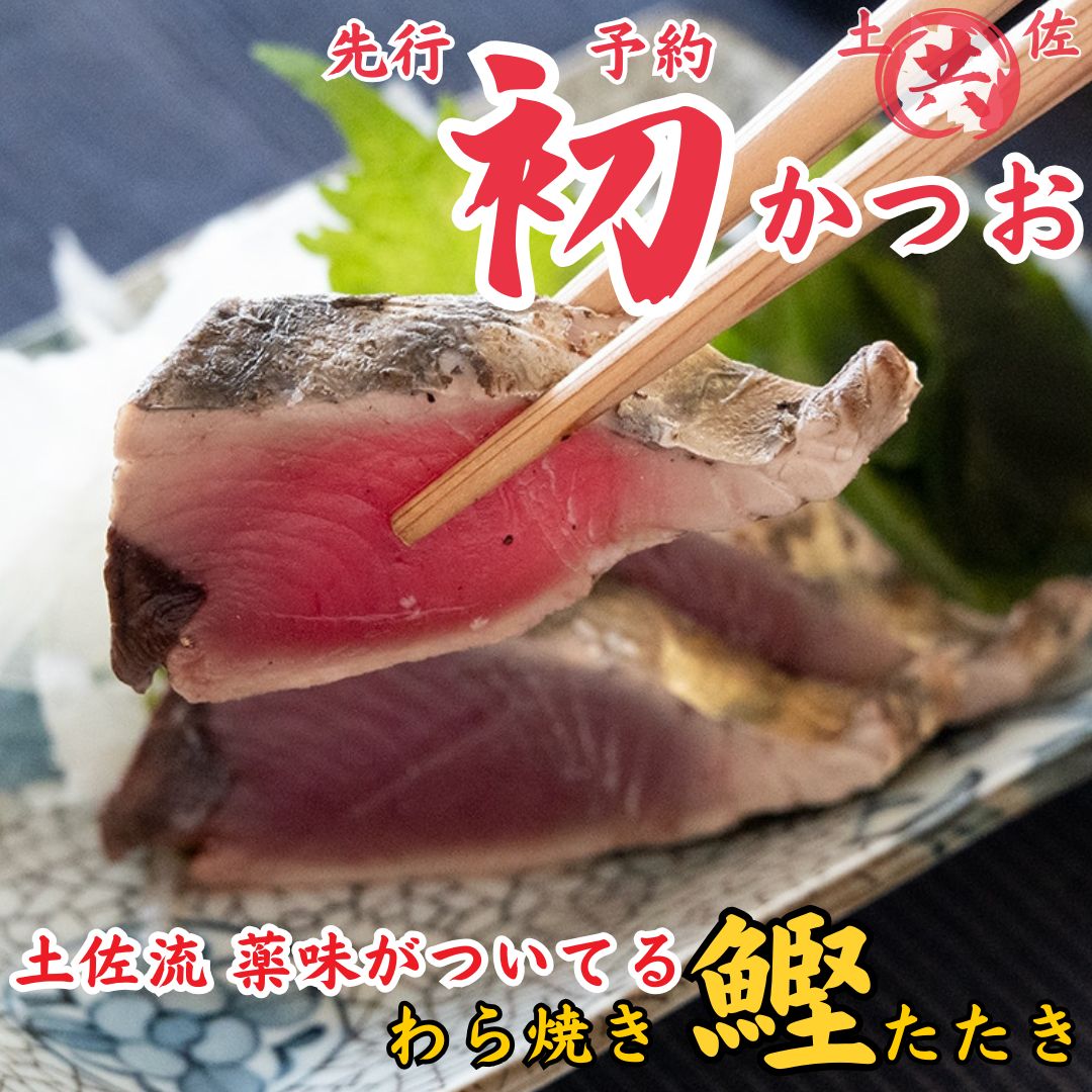 【ふるさと納税】M217-3＜先行予約＞2025年初かつおわら焼きたたき 薬味付 2023高知を贈ろうギフトコンテスト入選 高知県産 鰹 かつお カツオ 藁焼き 四国 お取り寄せ 家庭用 自宅用　高知甲浦港直送！送料無料