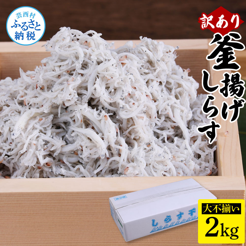 【ふるさと納税】しらす 2kg 訳あり 釜揚げしらす 高知県産 釜揚げシラス 簡易梱包 ご飯のお供 ごはんのお供 離乳食 訳アリ 大容量 わけあり 不揃い シラス 国産 釜揚げ 新鮮 しらす丼 冷凍配送 おにぎり おつまみ 減塩 塩分控えめ おかず 返礼品 12000円 じゃこ