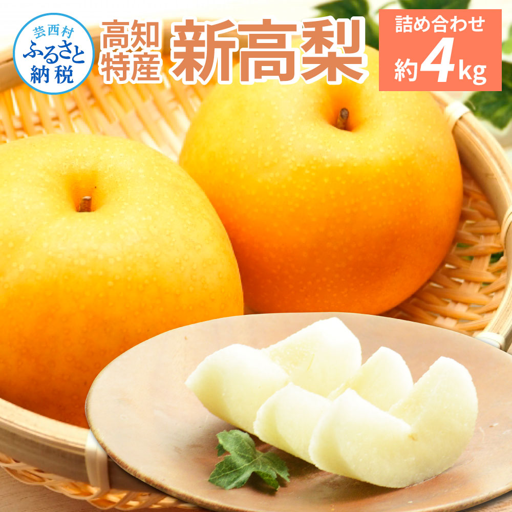 【楽天市場】【ふるさと納税】高知特産 新高梨 6‐7玉 約4kg 詰め合わせ 2023 にいたかなし 新高 梨 ナシ 高知 19000円 果物 ...