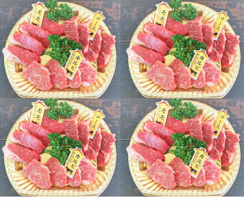 【ふるさと納税】土佐あかうし焼肉3種盛　1人前(200g)×４Ｐ 29,250円