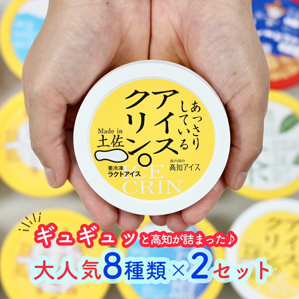 【ふるさと納税】高知アイス　8種類×2個 【冷凍】【送料無料】 食品 プチギフト 詰め合わせ 内祝い お土産 お取り寄せグルメ スイーツ お菓子 おすすめ