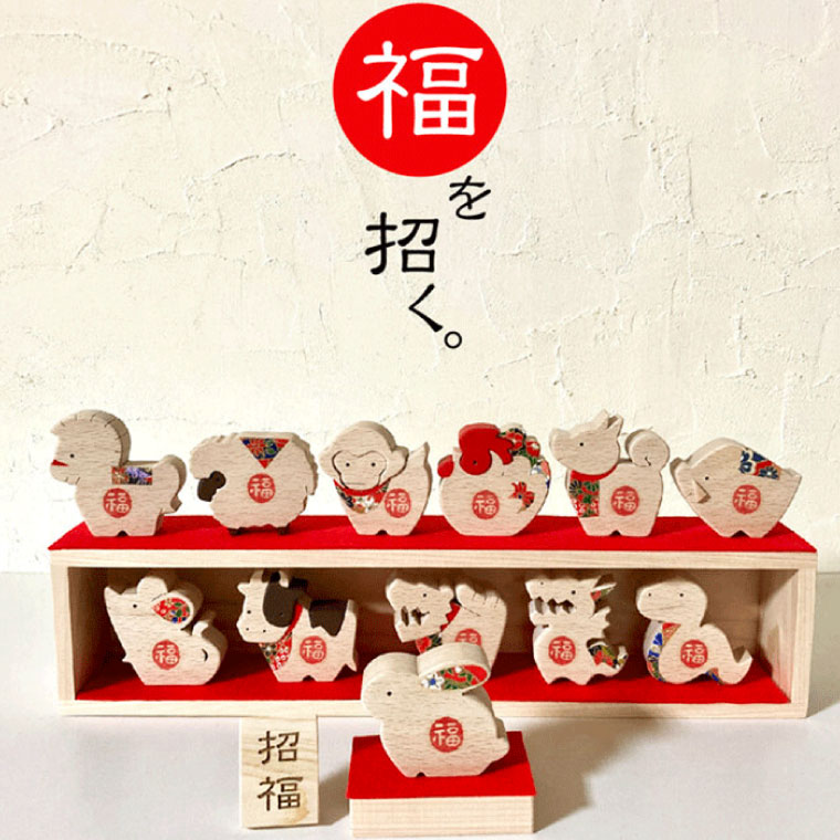 楽天市場】【ふるさと納税】 奈良一刀彫 十二支（小）大林杜寿園 干支