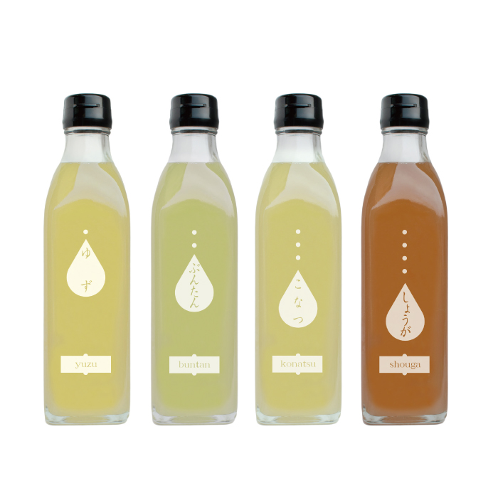 【ふるさと納税】国産シロップ300ml 4本セット　シロップ 甘い おいしい 美味しい 岡林農園 ふるさと納税 越知町 高知 高知県 四国  水割り お湯割り 冬におすすめ 保温 保湿 予防 のどケア