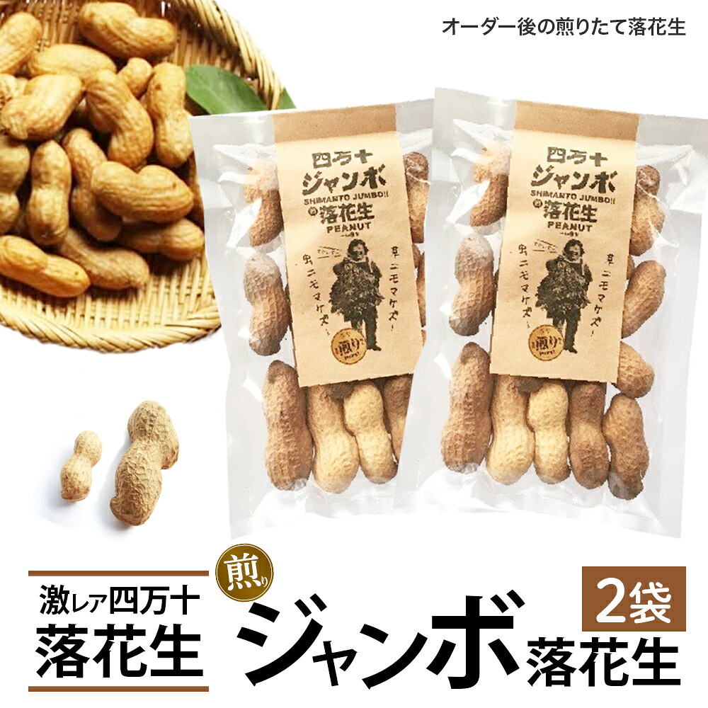 【ふるさと納税】新豆　激レア！四万十ジャンボ煎り落花生 煎りたてオーダー焙煎直送 ／Fsy-A08