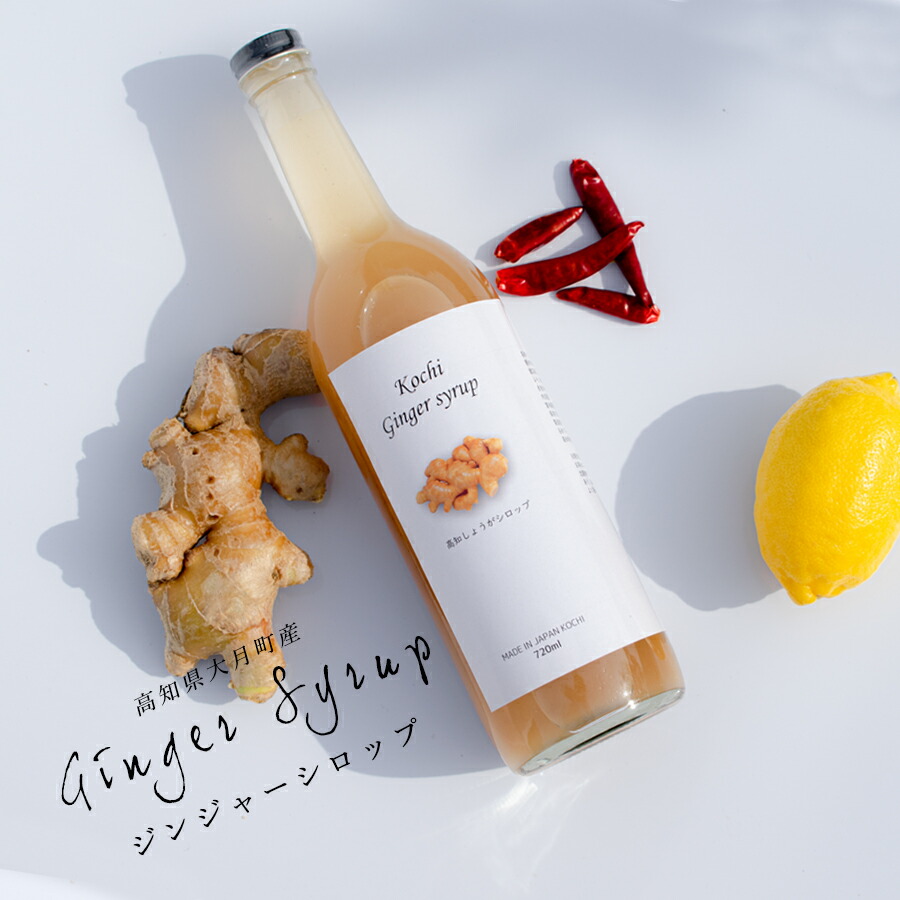 【ふるさと納税】【高知県 大月町産】 ジンジャーシロップ ７2０ml 10,140円