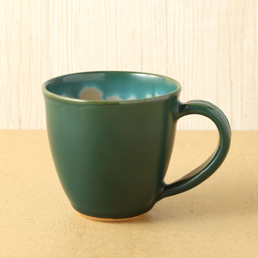楽天市場】【ふるさと納税】総緑マグカップ 1個 直径約8cm×高さ約8cm