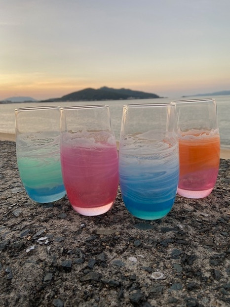 【ふるさと納税】【福岡市】オーシャングラス 1個 420ml【カラー選択可】