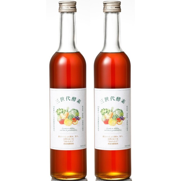 【ふるさと納税】三世代酵素(福岡市返礼品) 1本500ml×2本セット|福岡県福岡市