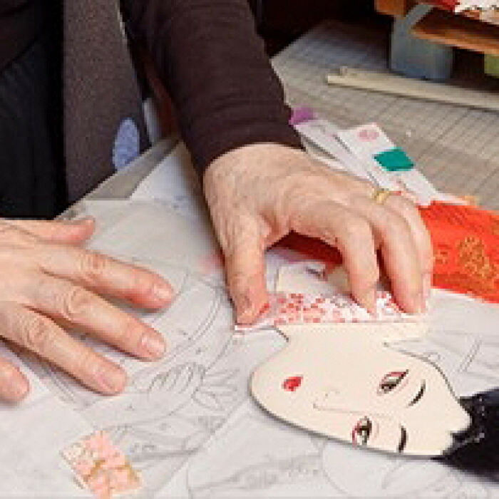 ふるさと納税 俗習工芸 博多おきあげ 押絵 羽子板 静止 Acilemat Com