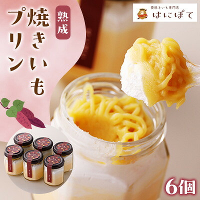 【ふるさと納税】熟成焼きいもプリン(6個)【配送不可地域：離島】【1547135】