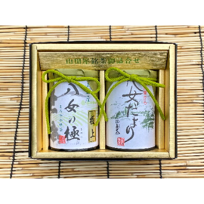 【ふるさと納税】八女茶詰め合わせ　八女の極み(極上煎茶)・八女だより(特上深蒸し茶)【1750028】｜福岡県大牟田市