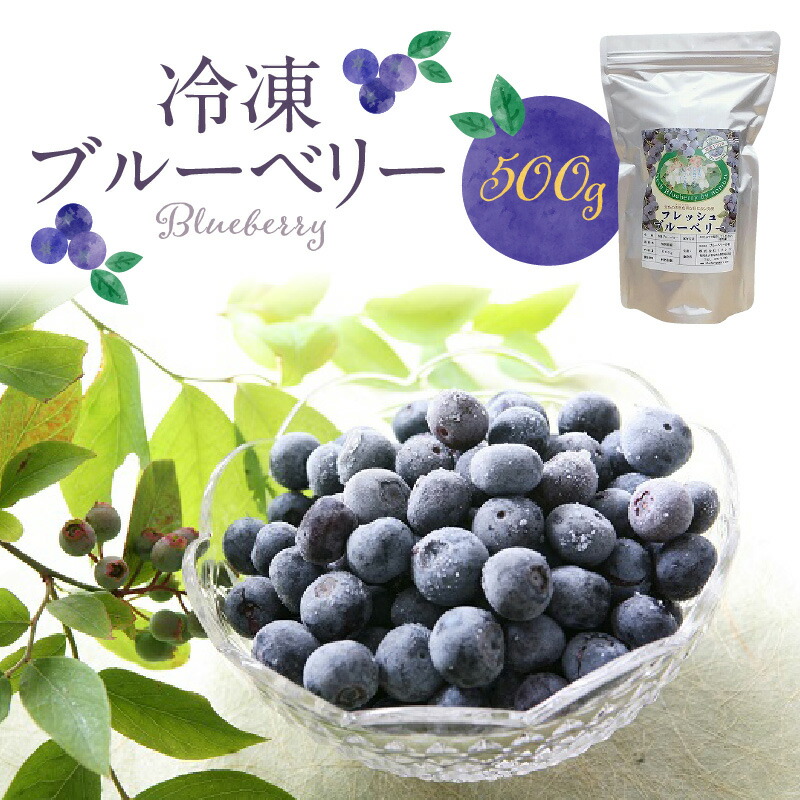 【ふるさと納税】ブルーベリー 冷凍 500g 1パック 福岡県産 果物 フルーツ 冷凍フルーツ デザート おやつ 冷凍食品 食品  お取り寄せ お取り寄せフルーツ 美味しい 九州 国産 トッピング アレンジ ヨーグルト シャーベット アイスクリーム スムージー 久留米市 送料無料
