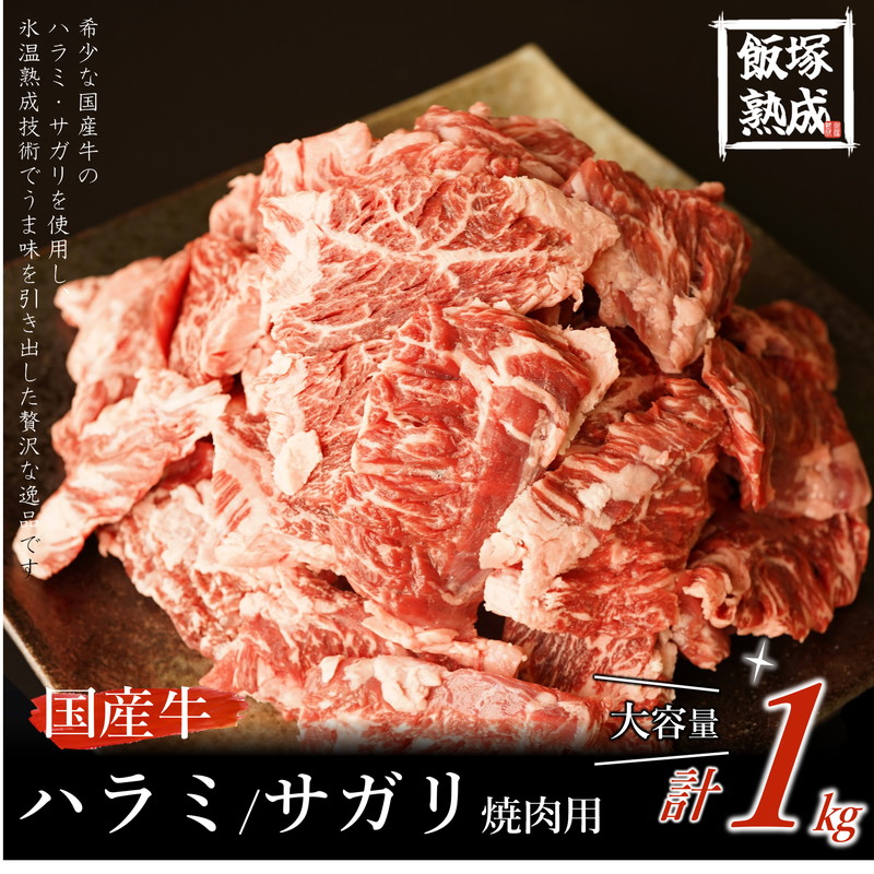 新作販売 国産牛ハラミ サガリ 焼肉用 1kg 国産 肉 牛肉 牛 熟成 熟成肉 ハラミ ハラミ肉 サガリ肉 赤身 焼肉大容量 1キロ fucoa.cl